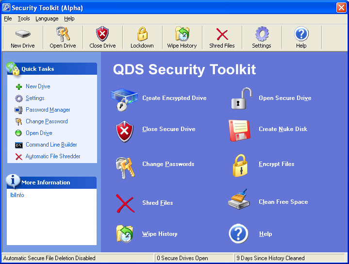 Security Toolkit Screenshot